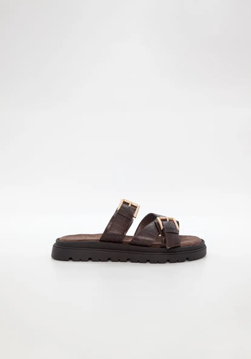 Duffy 7523355 Gallarate tre sandal brown