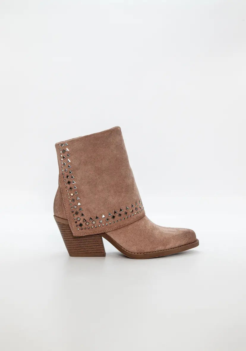 Duffy 94-26932 short boots beige