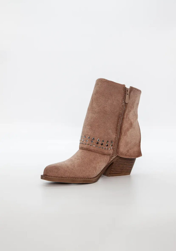 Duffy 94-26932 short boots beige