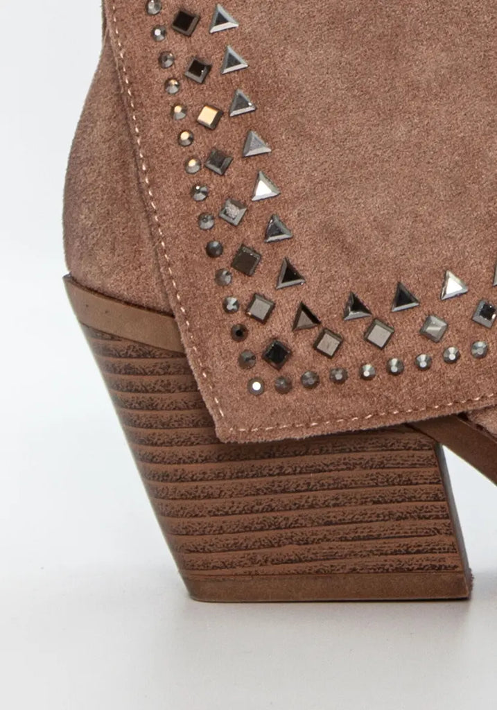 Duffy 94-26932 short boots beige