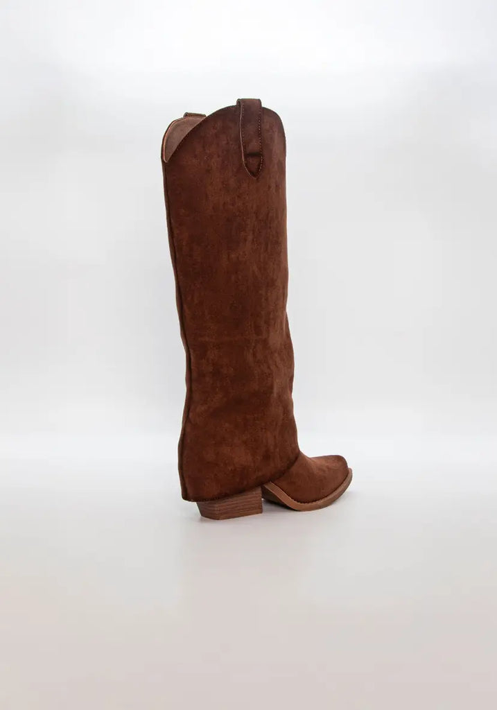 Duffy 94-63356 long boots brown