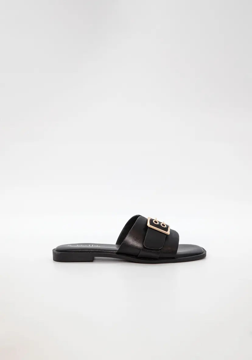 Duffy 9721358 Sciabani uno slip in black
