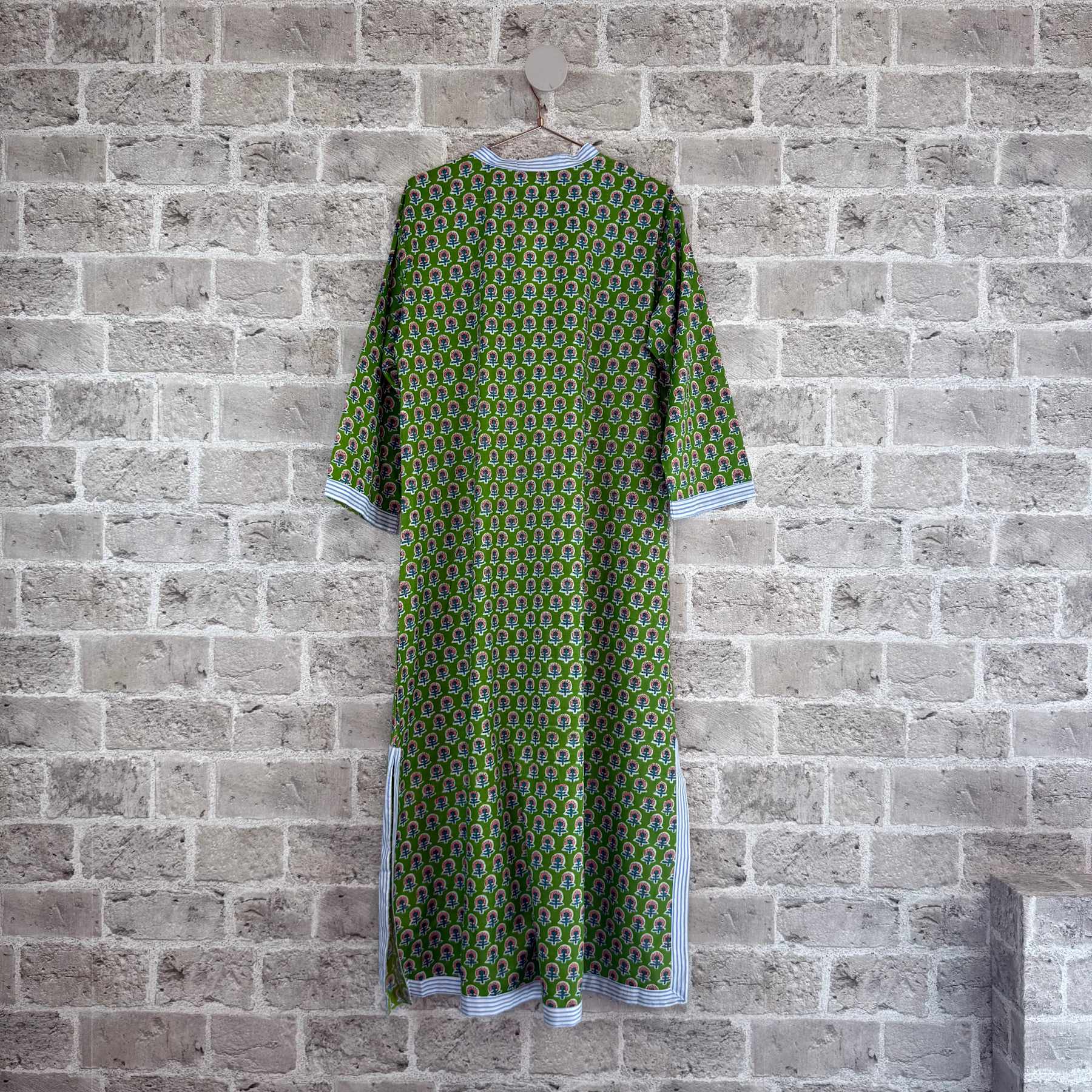 CABANA Living Veda kaftan dress green