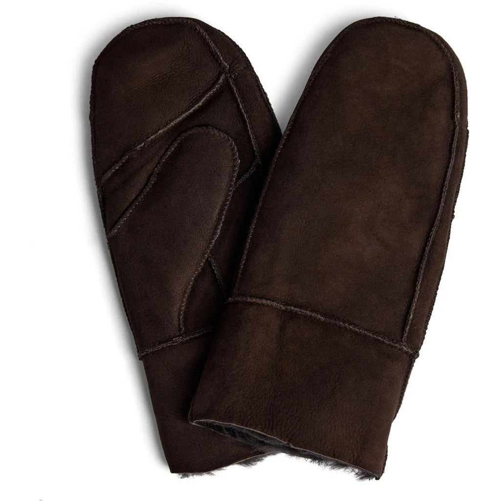 Depeche 17130 mittens sheepwool chocolate