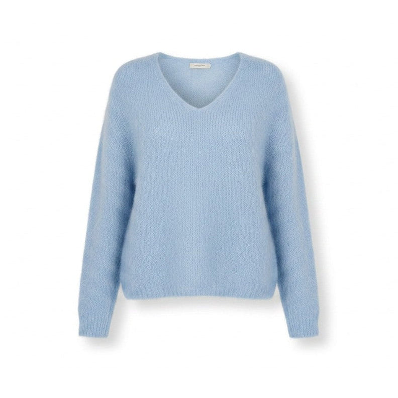 OM-HU 2616 Mona mohair knit light blue