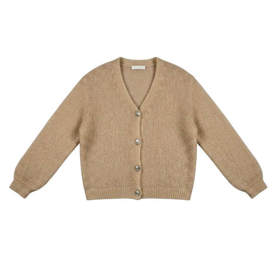 OM-HU 2617 Monsa mohair cardigan beige