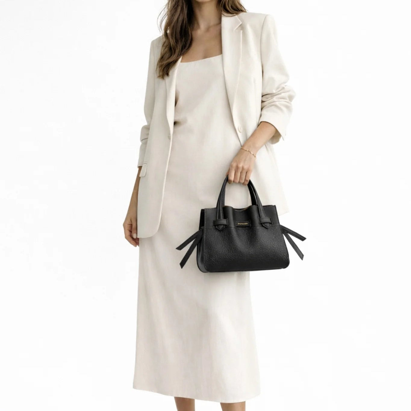 Pourchet Paris 20031 Blossom handbag M black