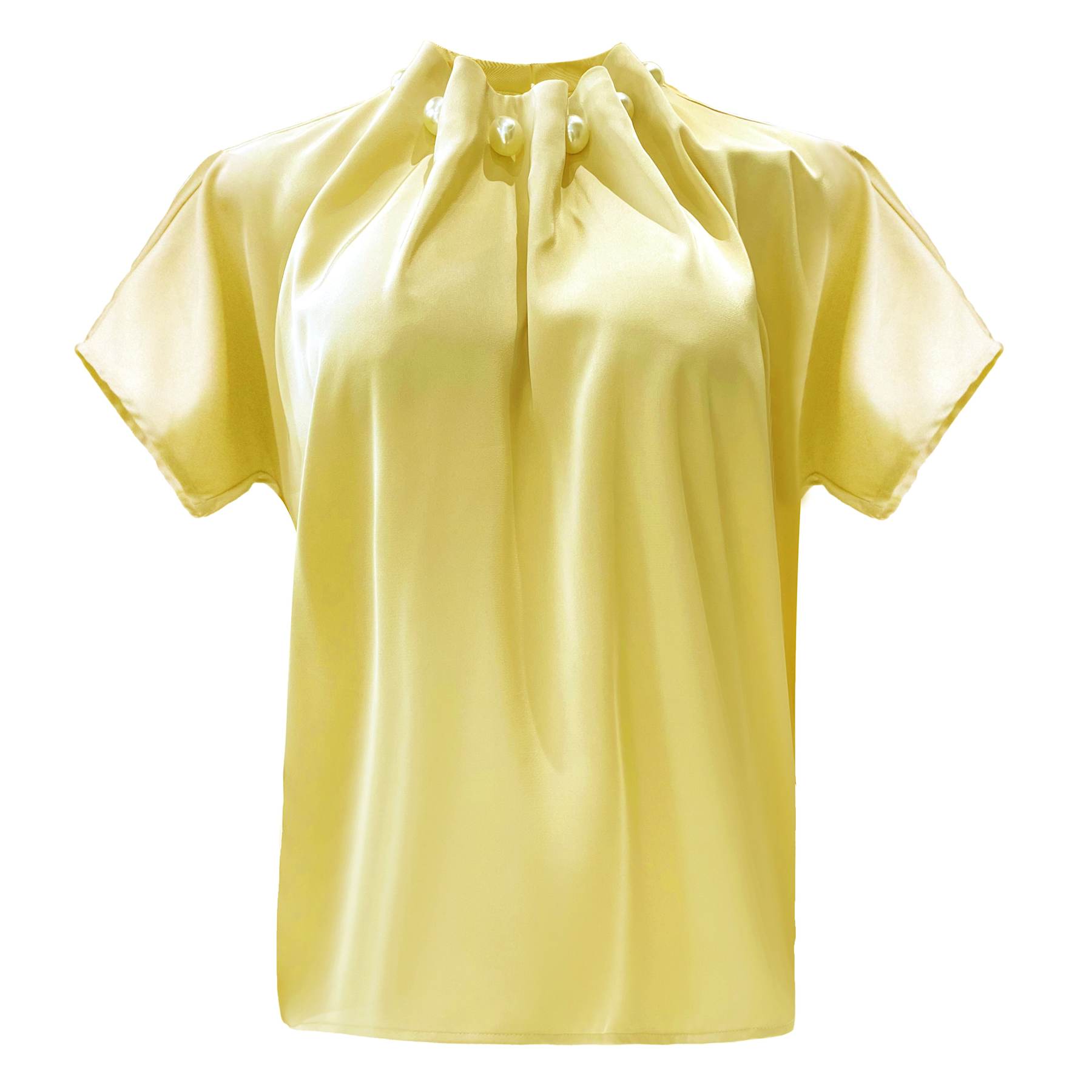 Liberte 22379 Pip SS pearl blouse yellow
