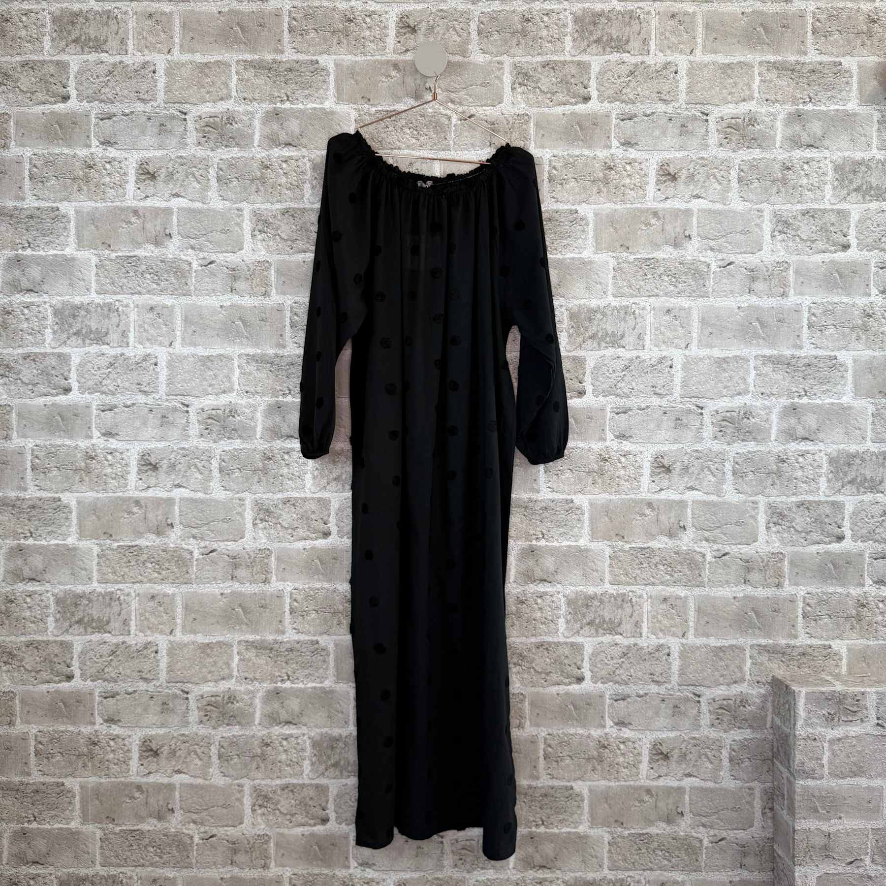 CABANA Living 3808-01 Dot dress black
