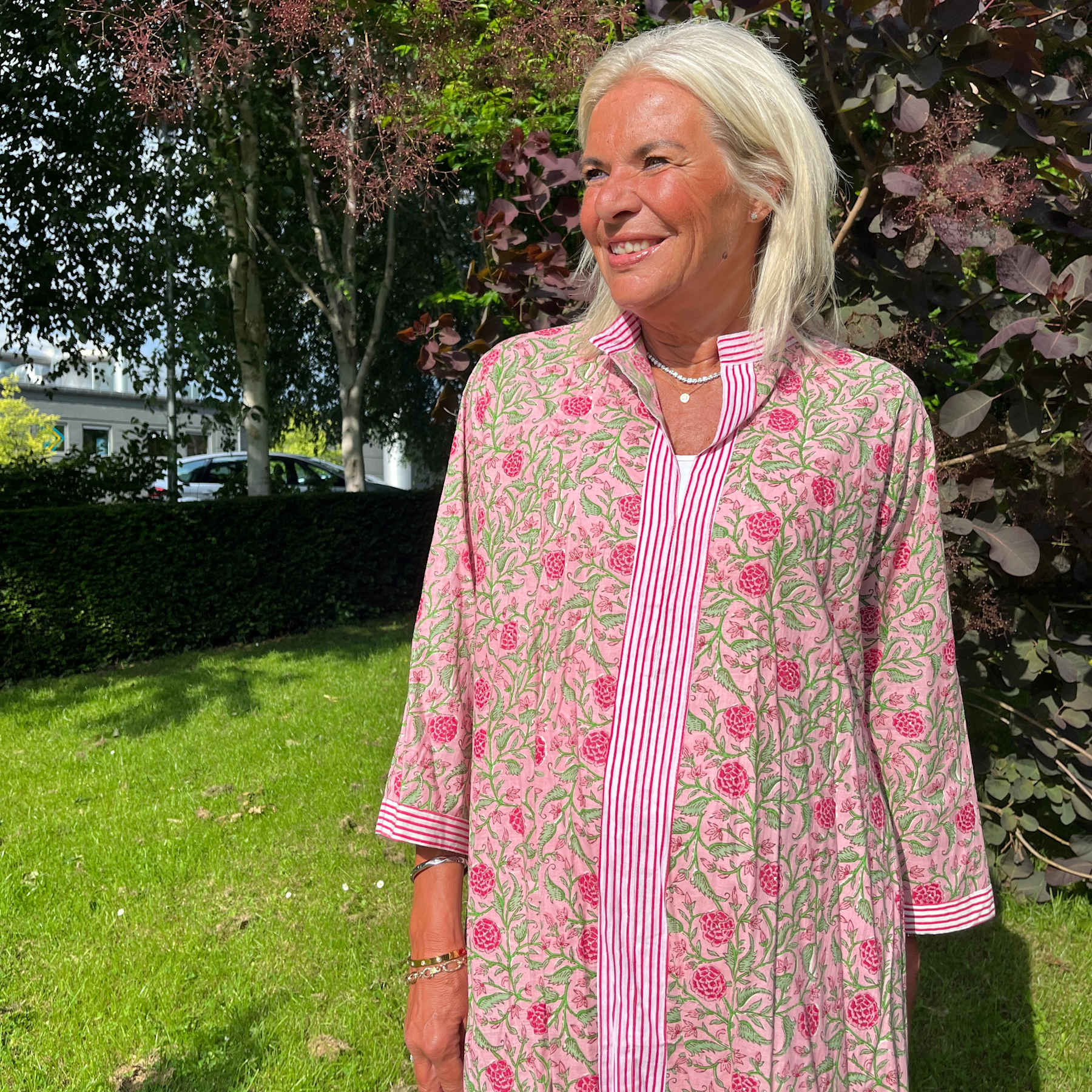 CABANA Living Inaya kaftan dress pink