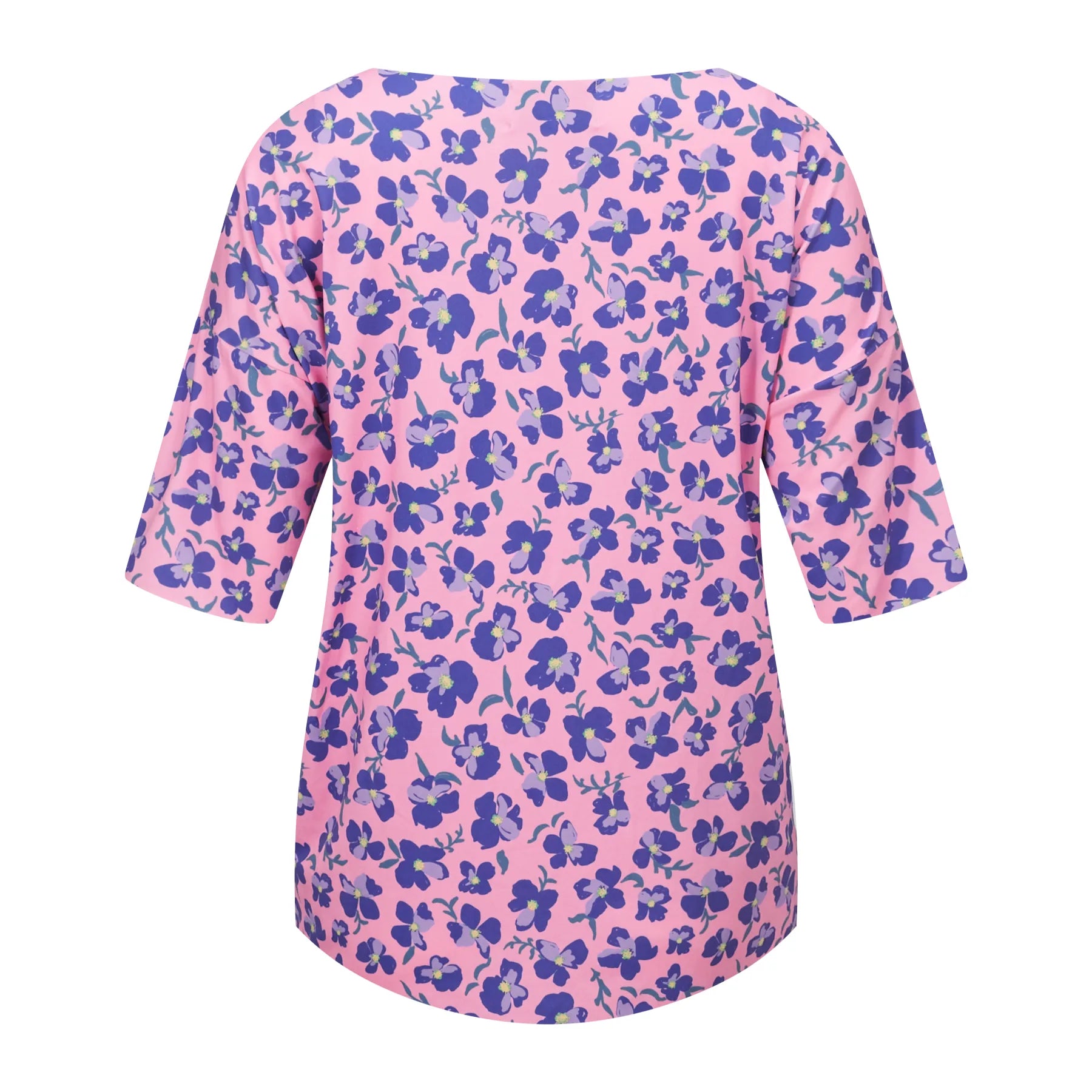 Liberte 9519 Alma SS top Pink Purple Flower