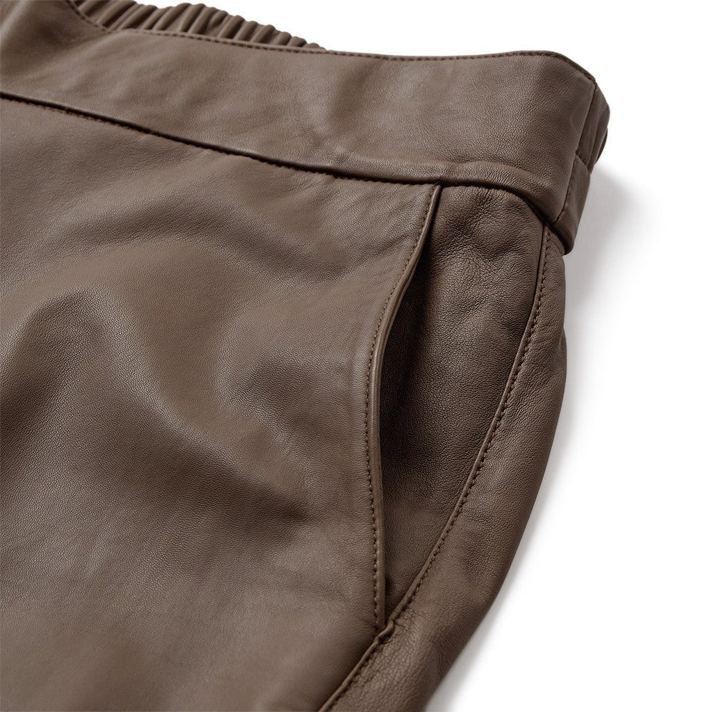 Depeche 51404 Lauren pants leather taupe