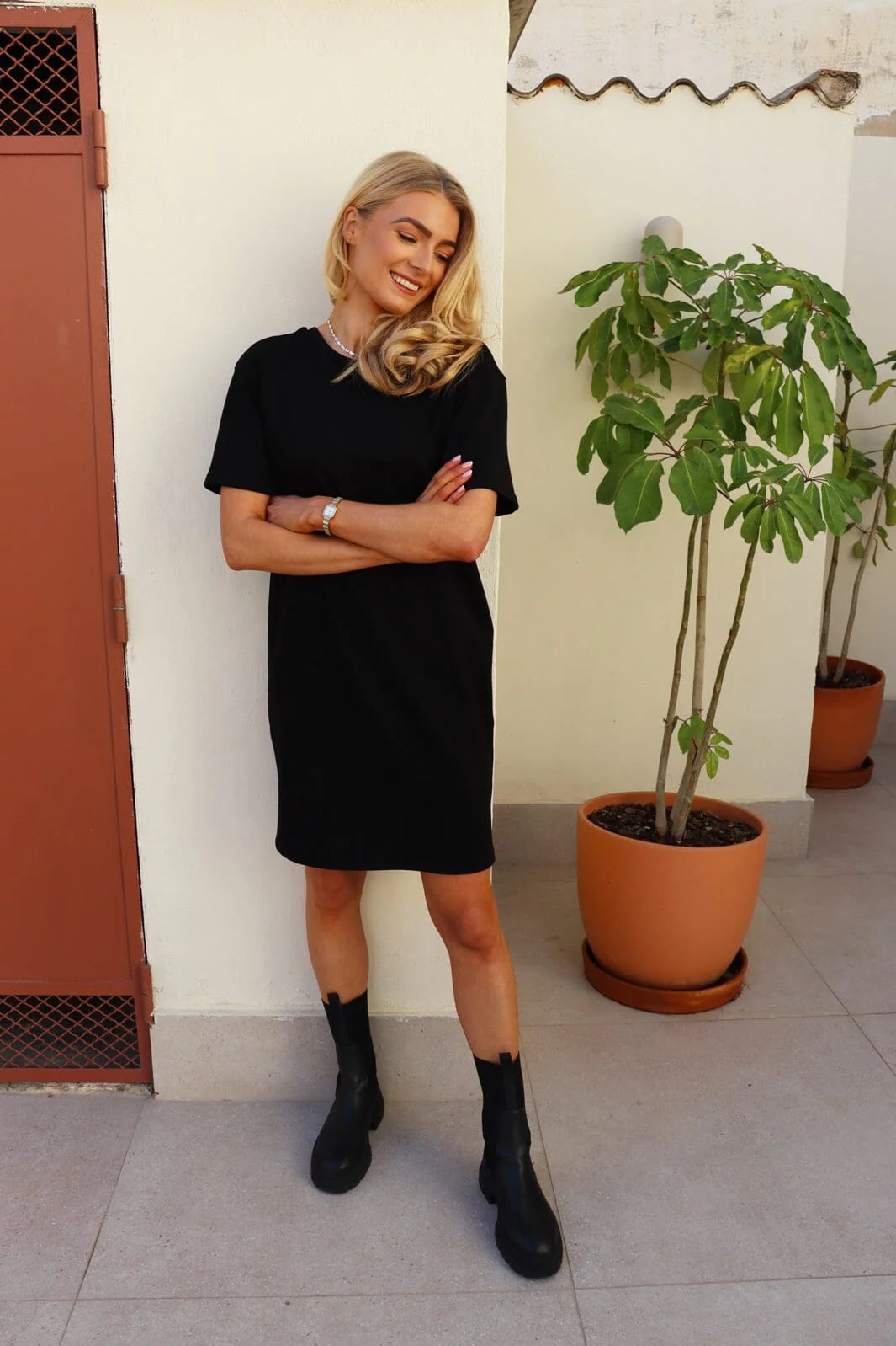 Liberte 22400 Henny T-shirt dress black