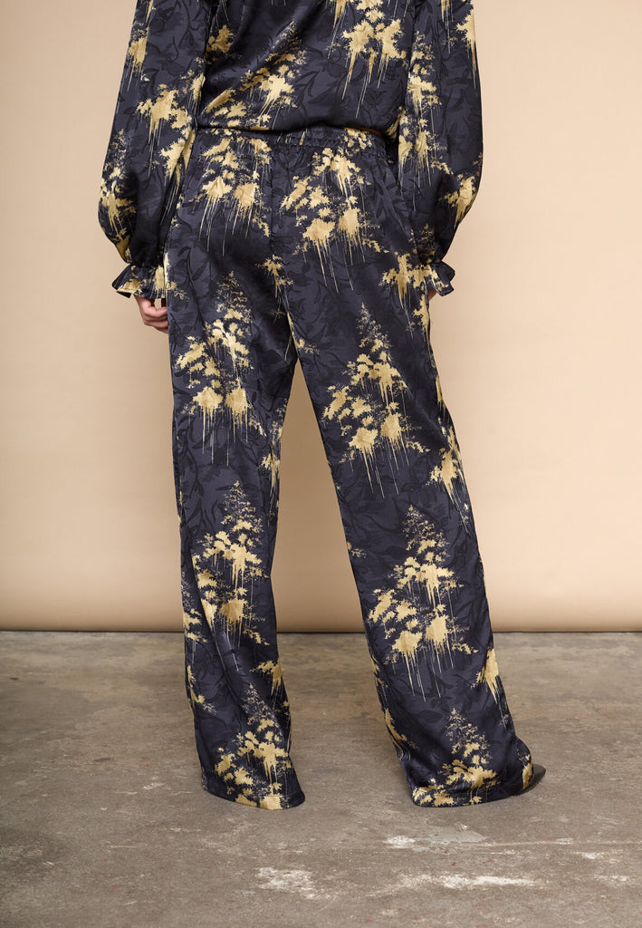 Love & Divine love1024-46 bukser gold print