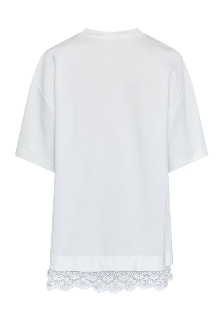 Love & Divine love1462 shirt white lace