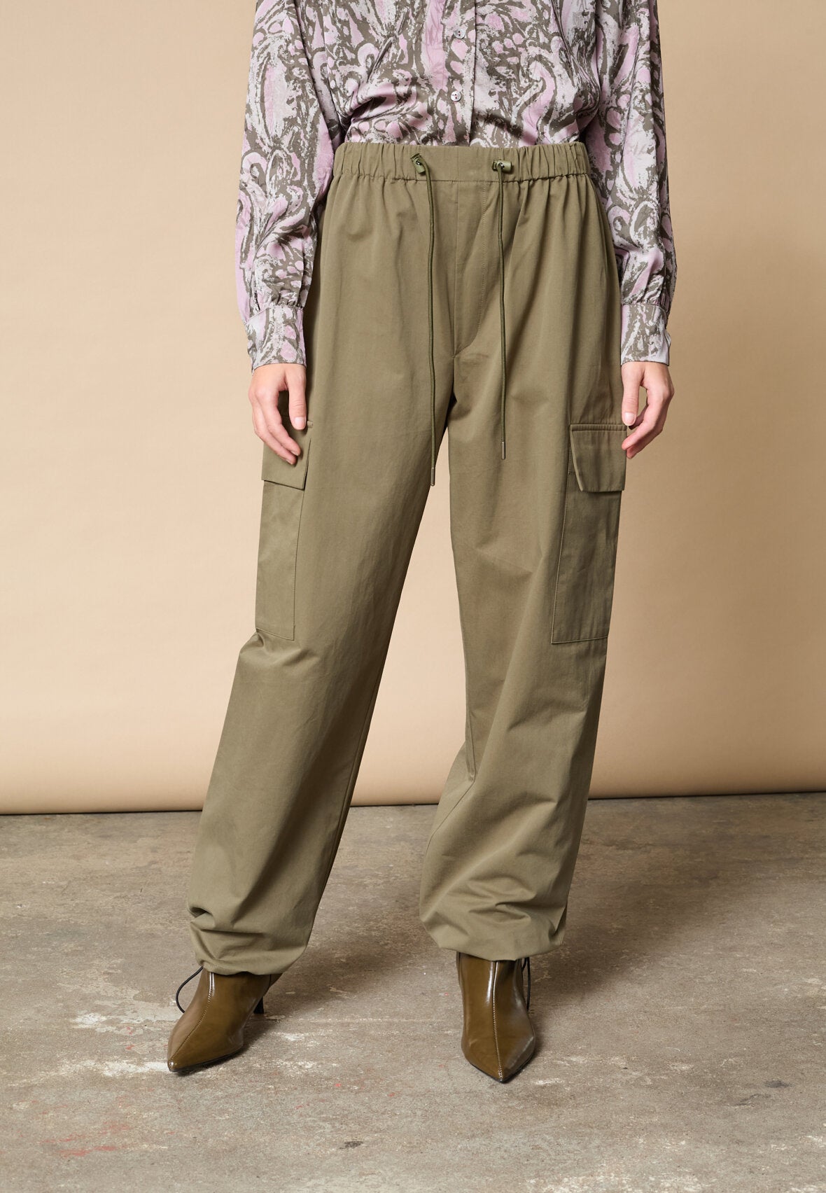 Love & Divine love1465 bukser cargo olive