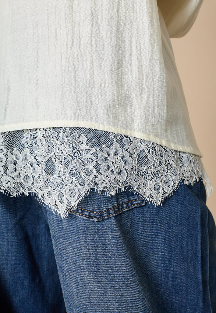 Love & Divine love1467 blouse lace porcelain