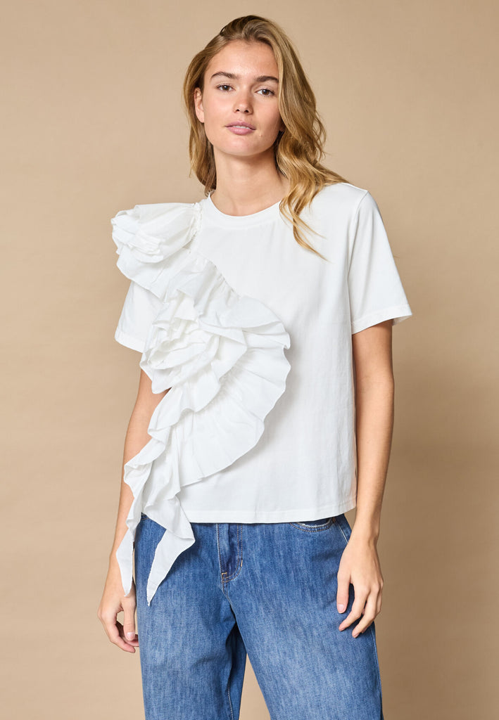 Love & Divine love1496 T-shirt white