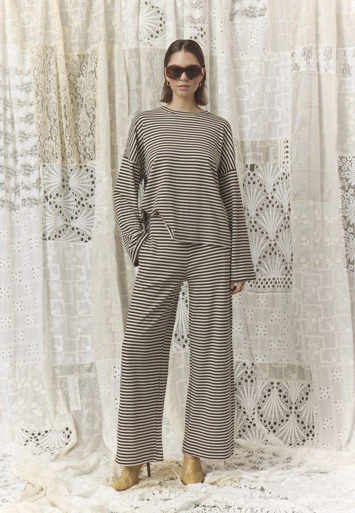 Love & Divine love1505 blouse stripe