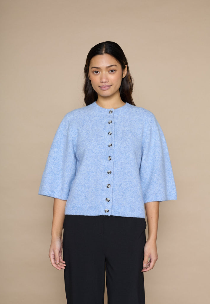 Love & Divine love1508 strik cardigan light