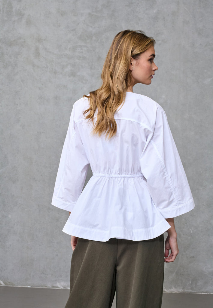 Love & Divine love1510 shirt peplum white