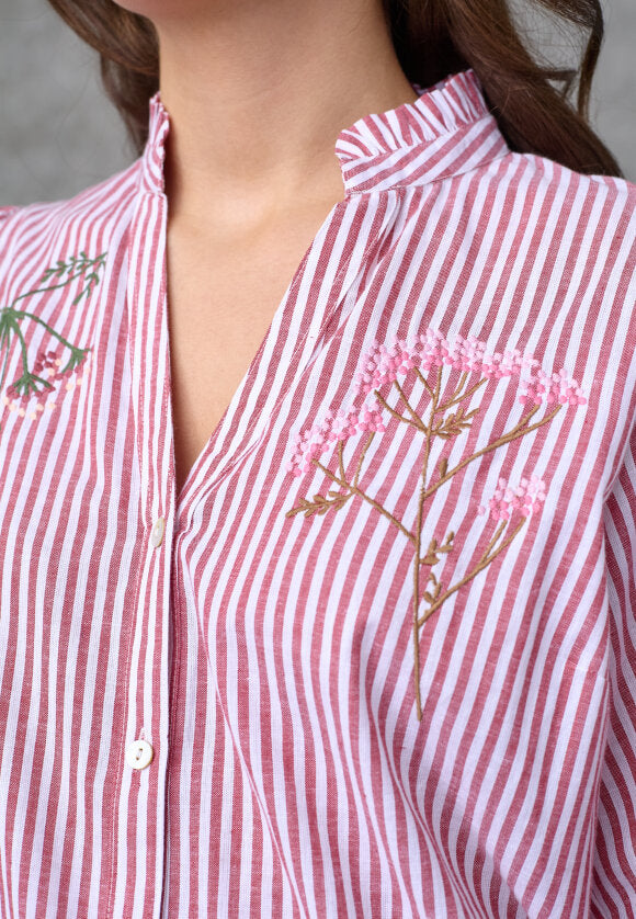 Love & Divine love1532-1 shirt stripe red