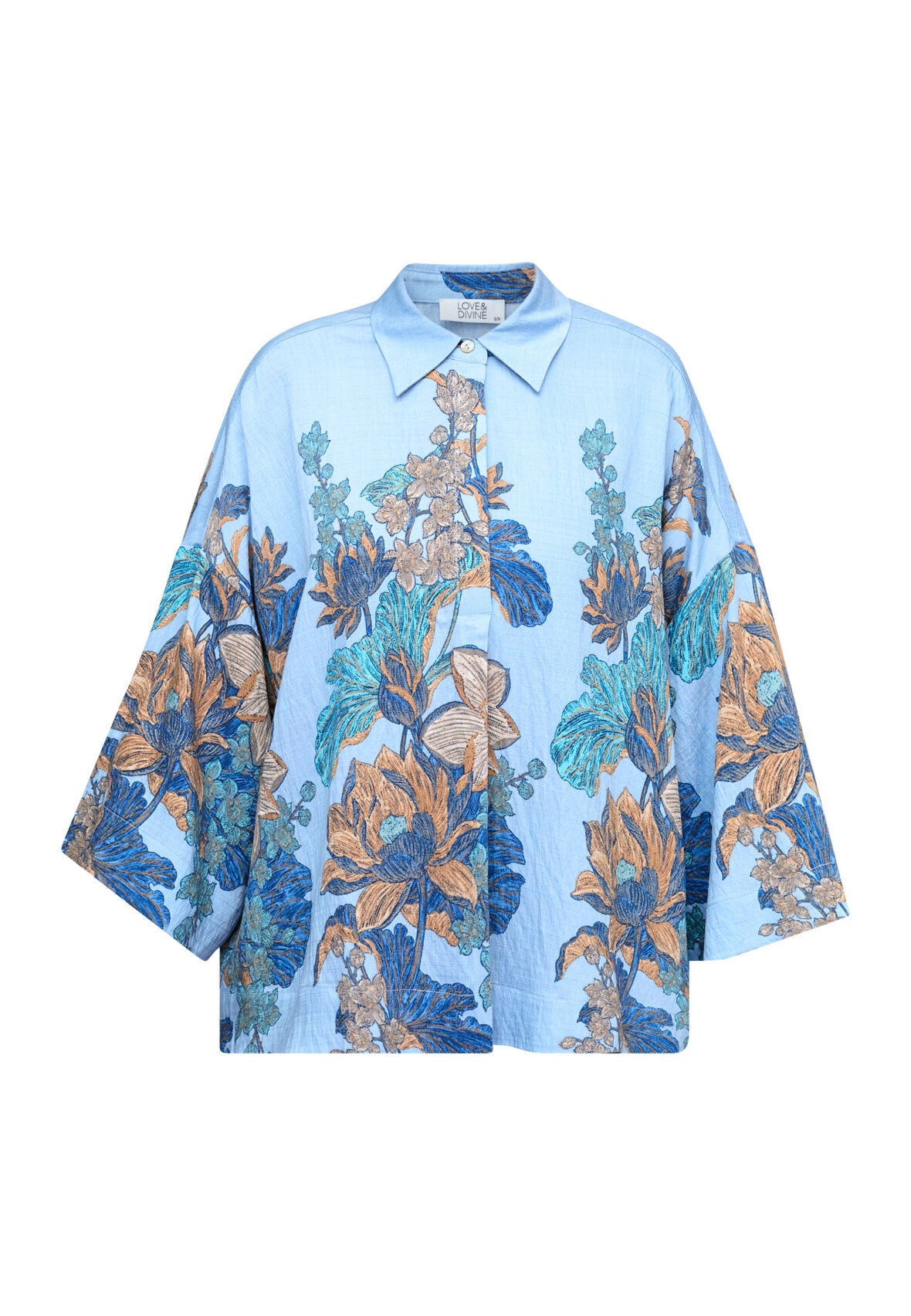 Love & Divine love1553 shirt paisley