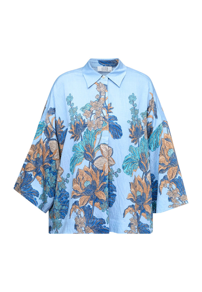 Love & Divine love1553 shirt paisley