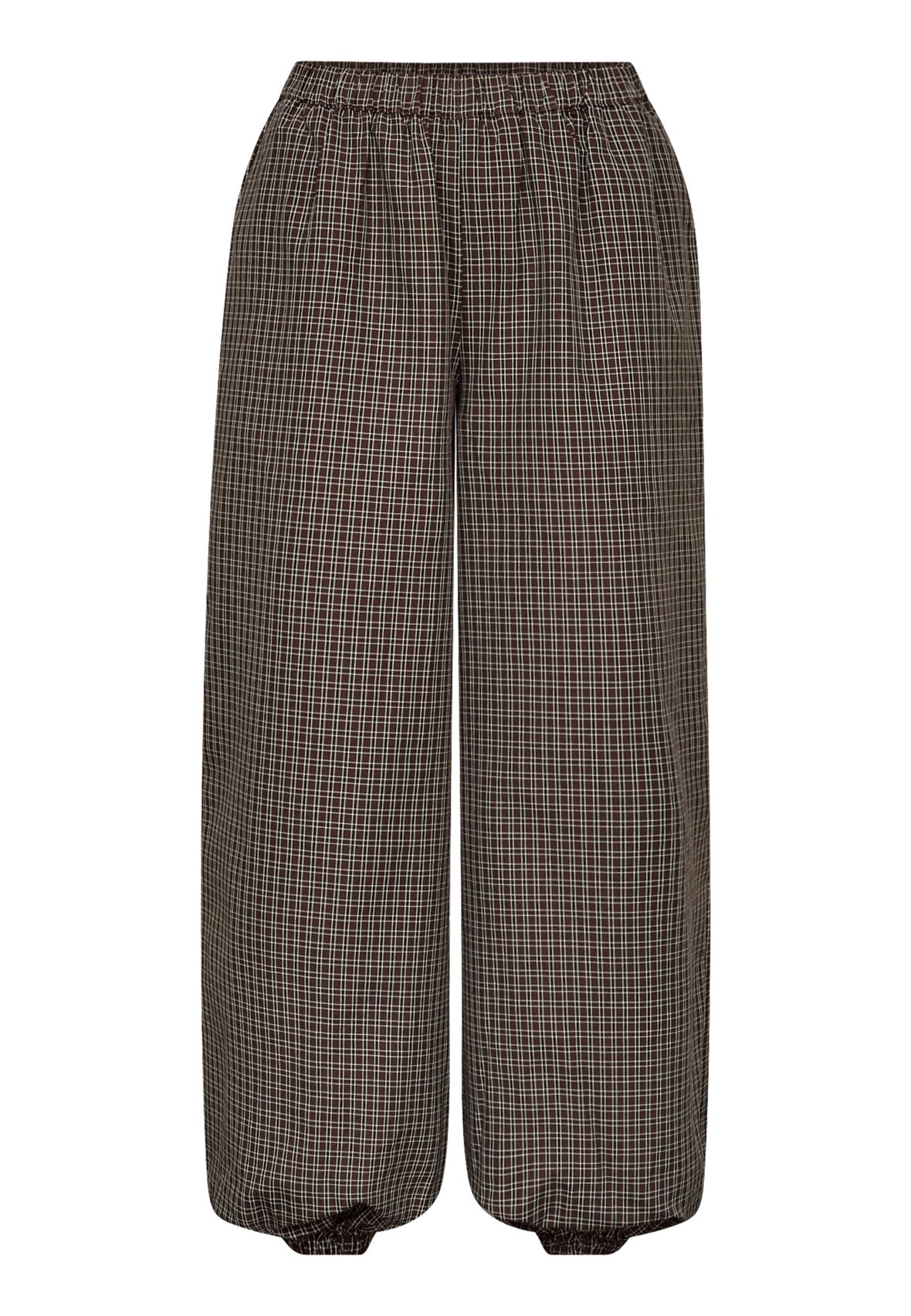 Love & Divine love1595 pants check chocolate