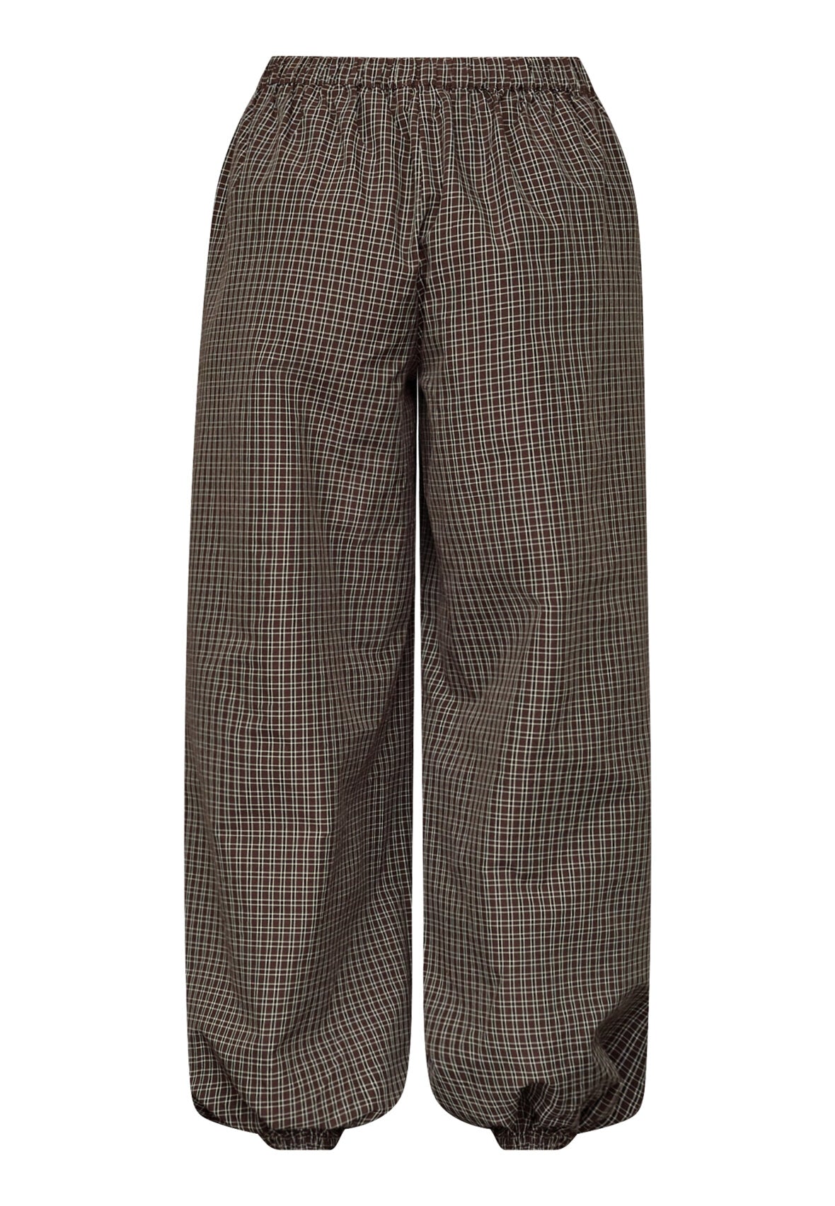Love & Divine love1595 pants check chocolate