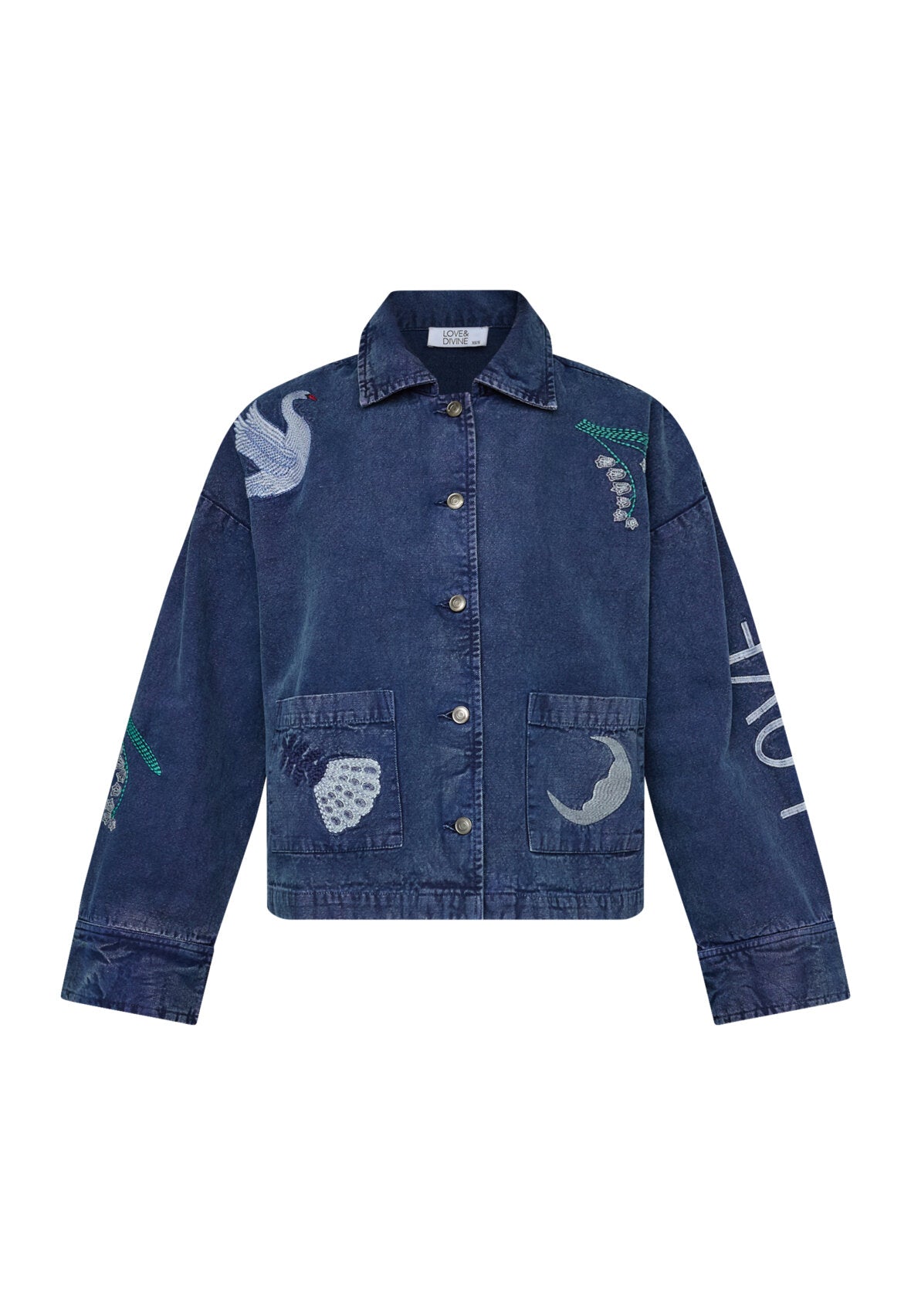 Love & Divine love1612 Denim jacket navy wash