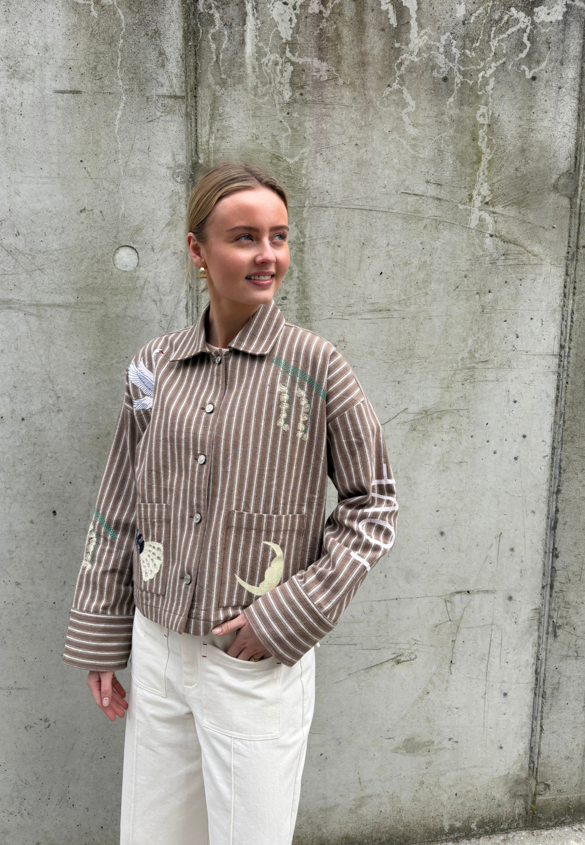 Love & Divine love1612 Canvas jacket hazelnut
