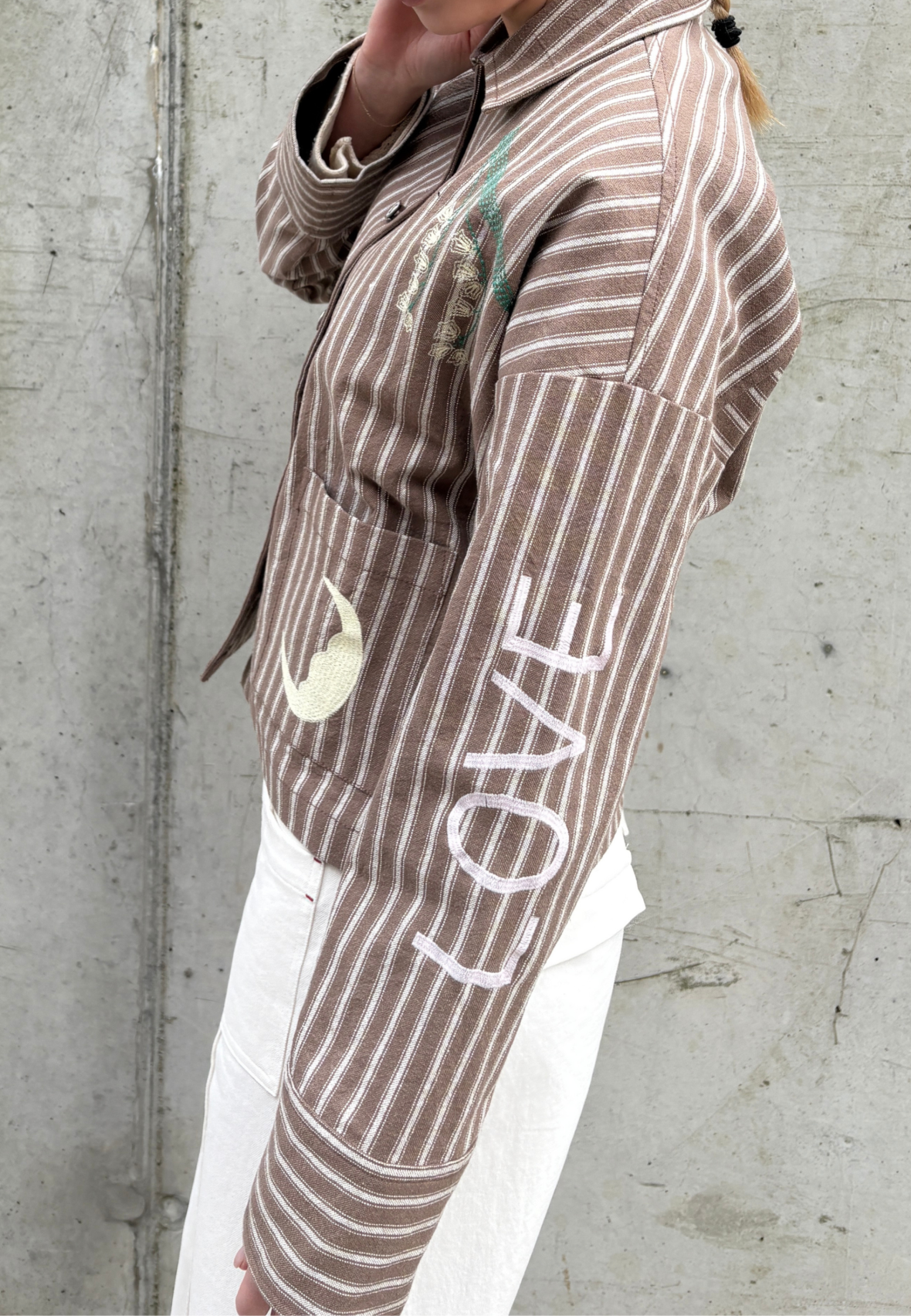Love & Divine love1612 Canvas jacket hazelnut