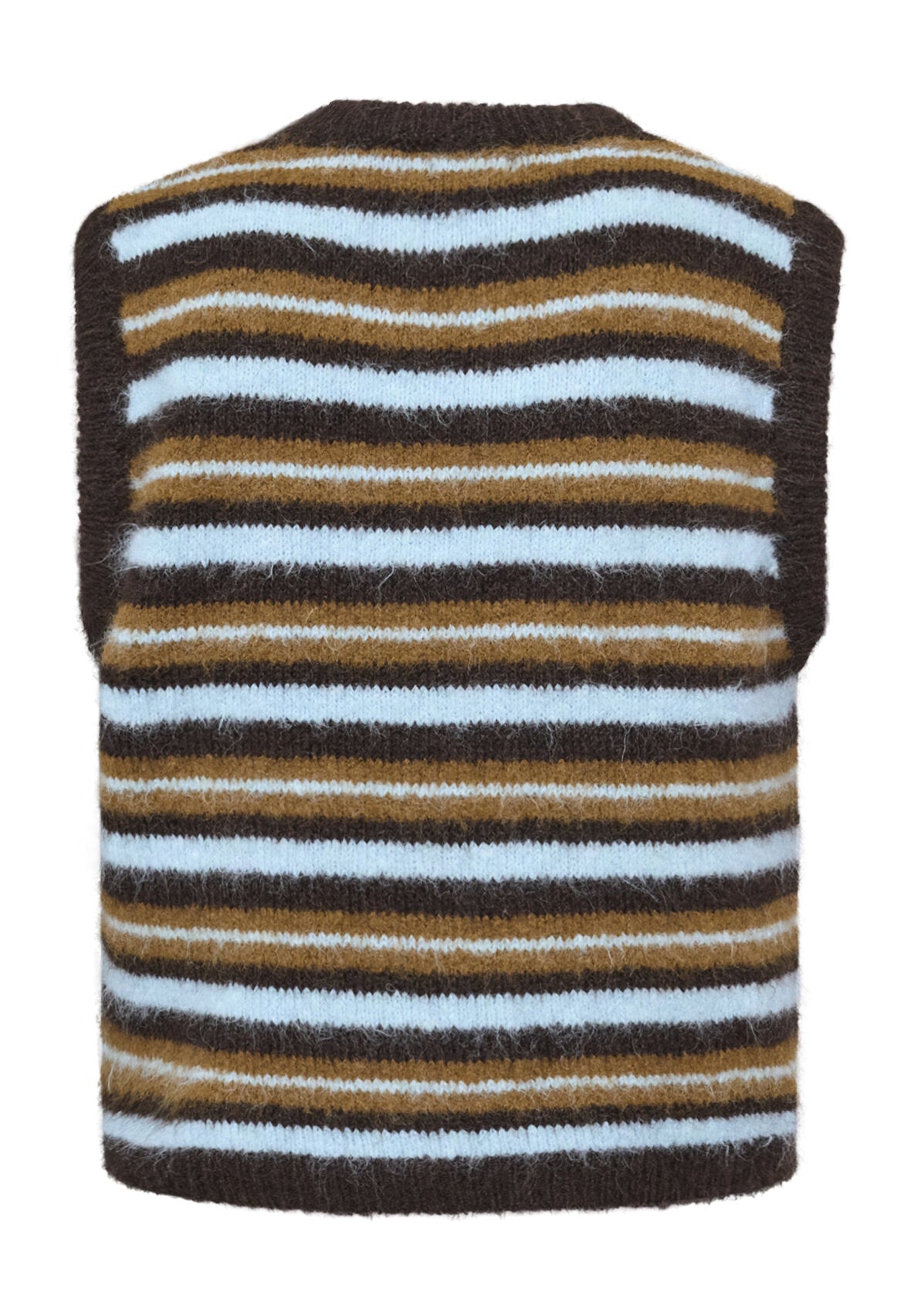 Love & Divine love1659 knit vest striped brown