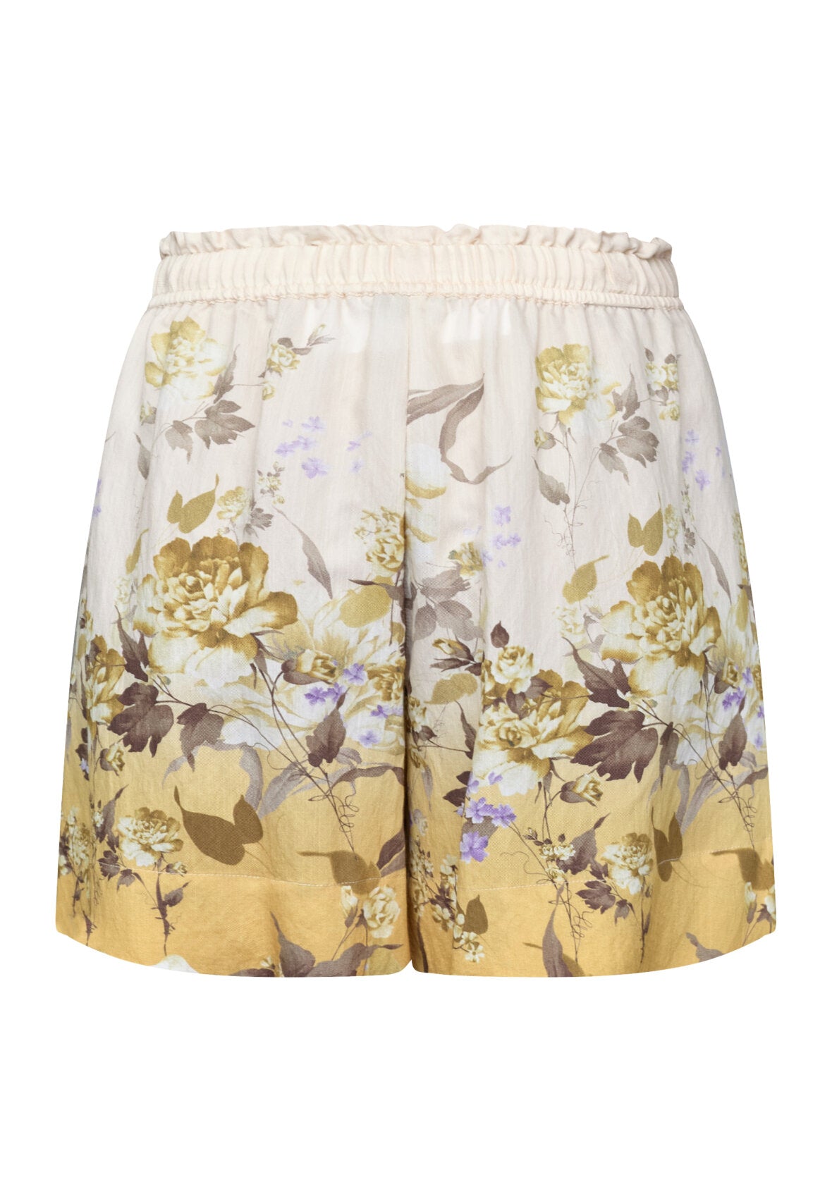 Love & Divine love970-13 shorts flower yellow