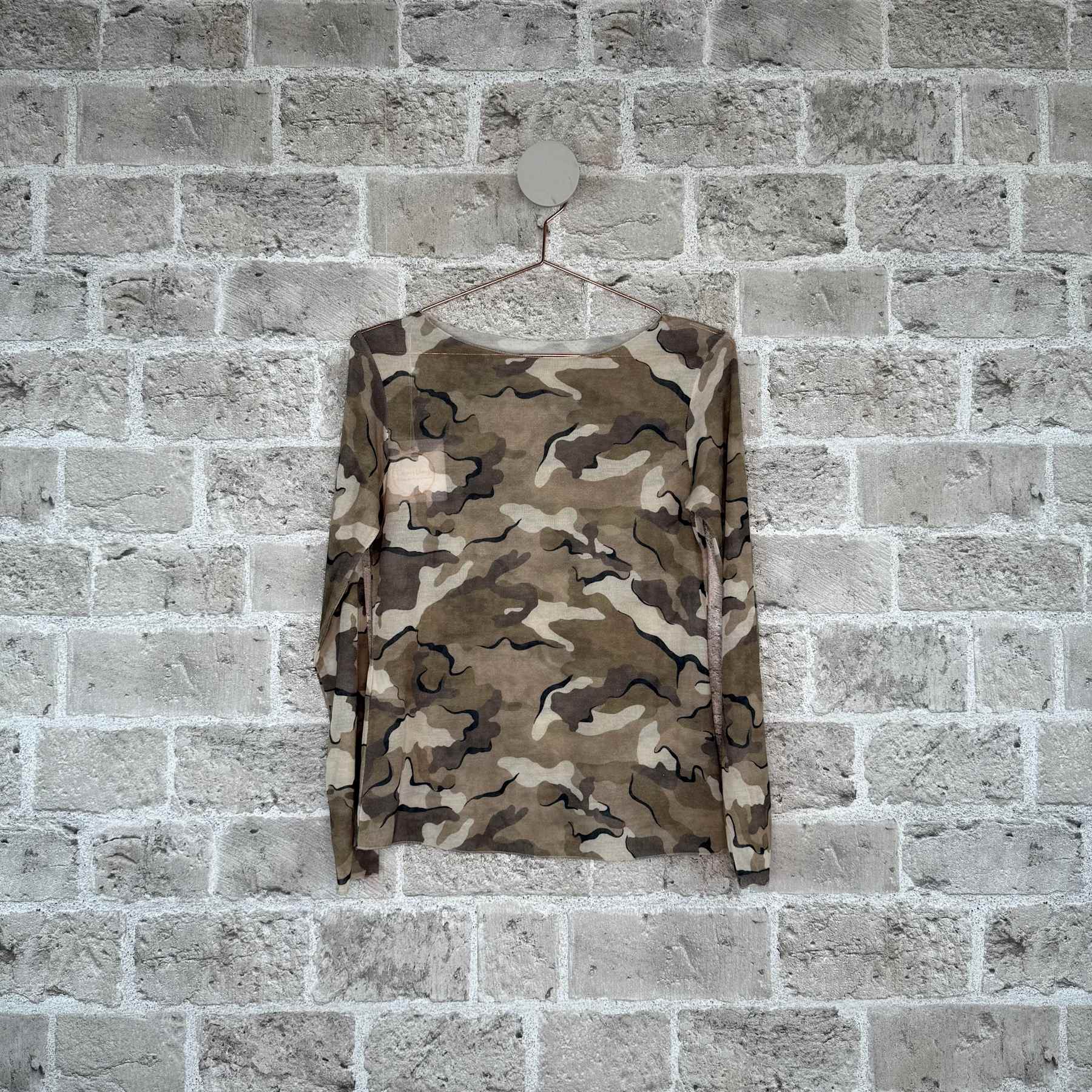 CABANA Living 12733 Cash blouse camo beige