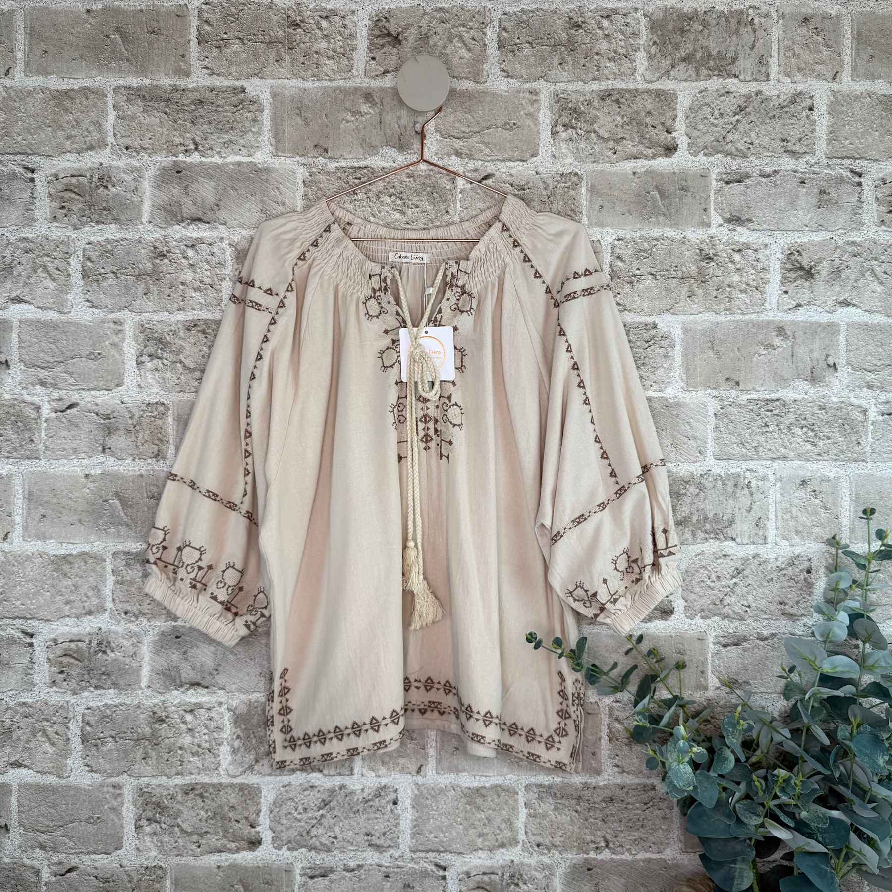 CABANA Living Nargiz 6190 shirt beige