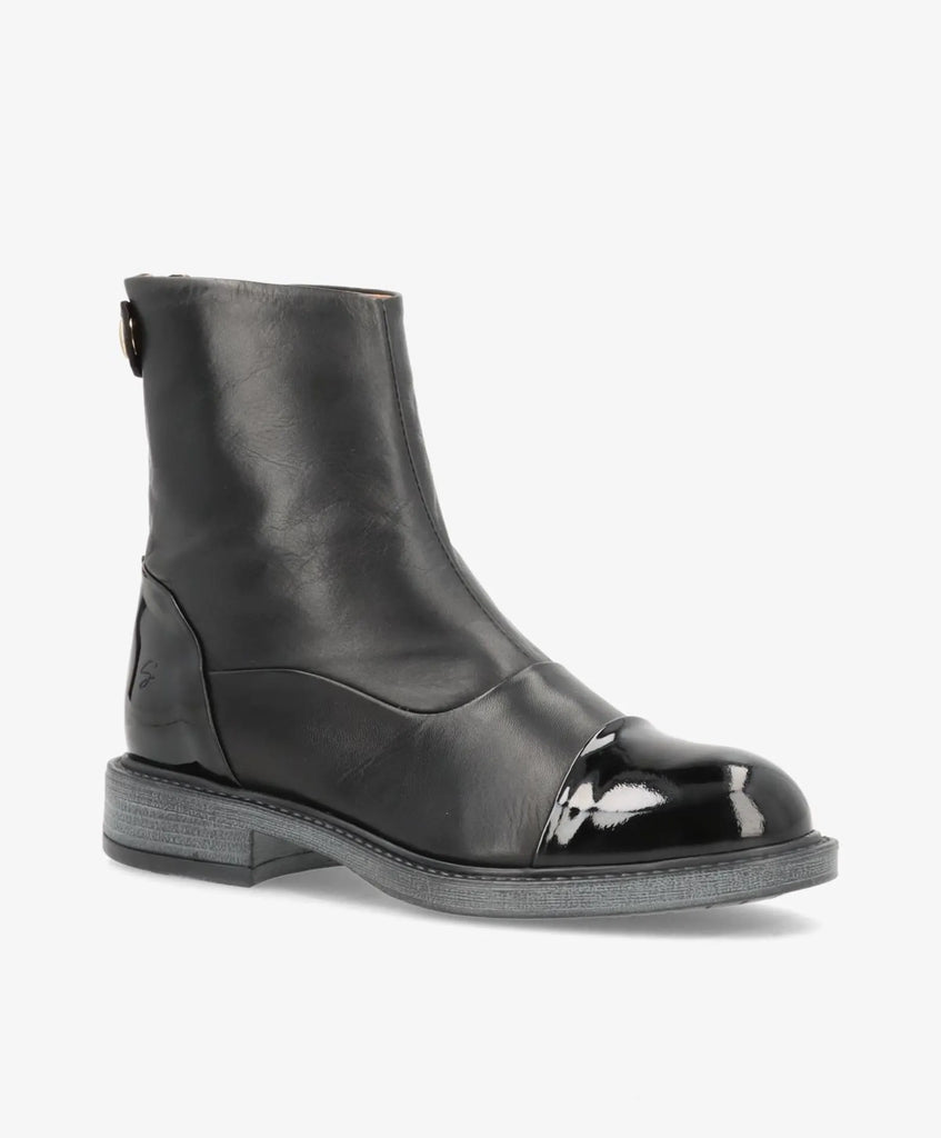 Shoedesign Copenhagen S212-1006 Dahlia patent boot Black