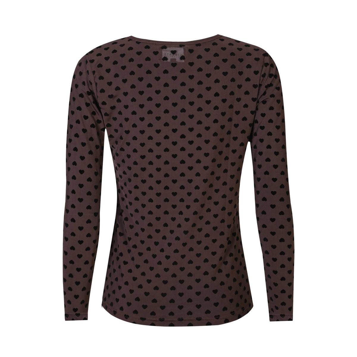 Liberte 22081 mesh top LS brown medium heart