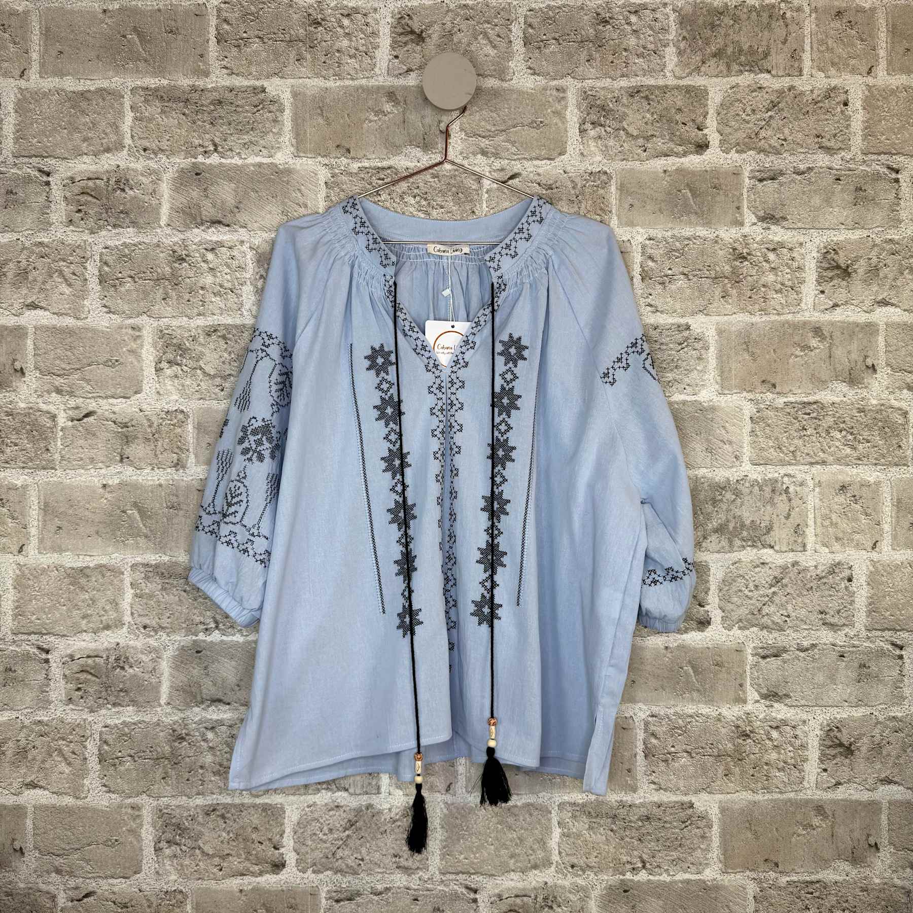CABANA Living Rici 6191 shirt celeste