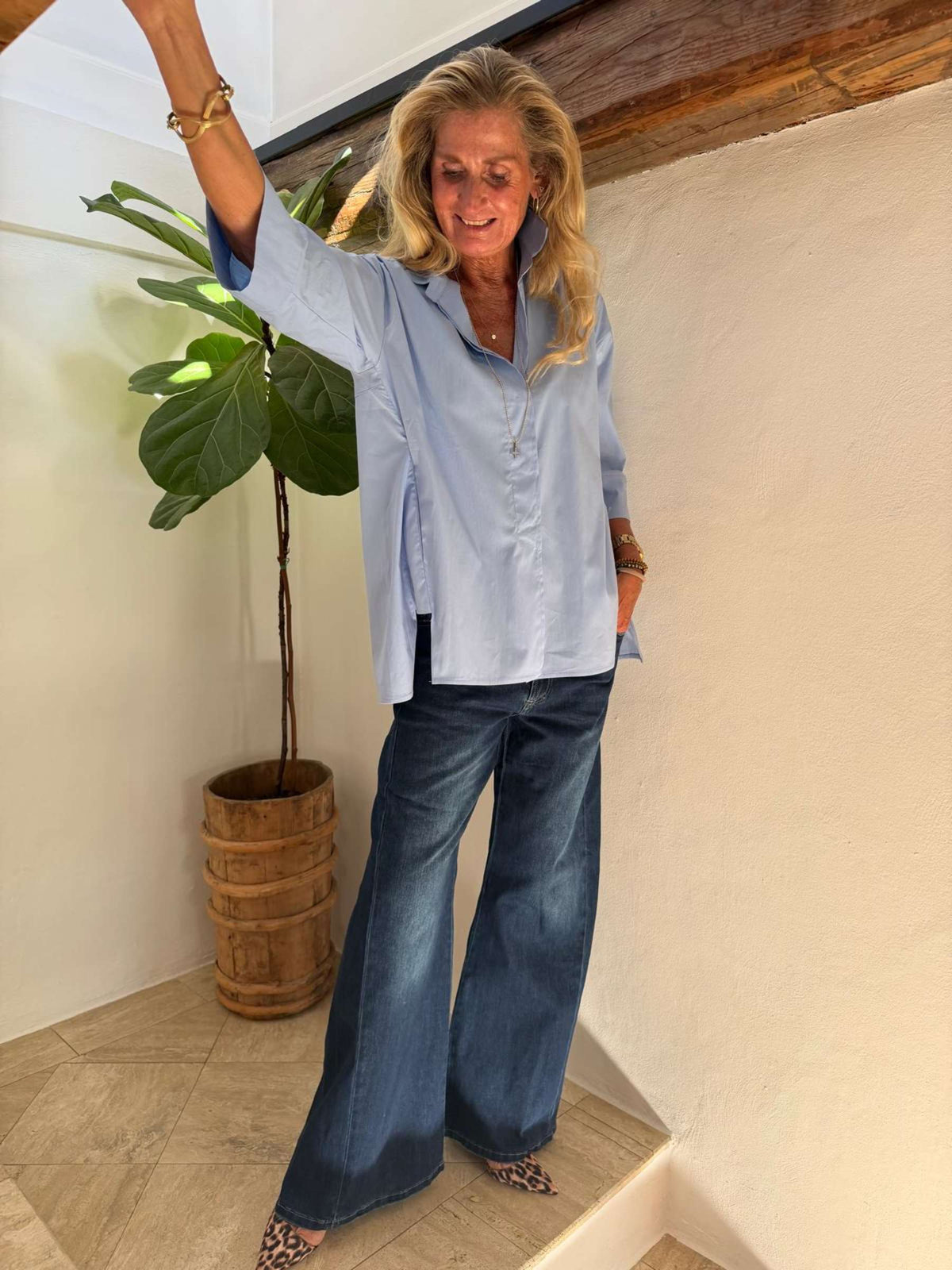CABANA Living C2059 Hally shirt light blue