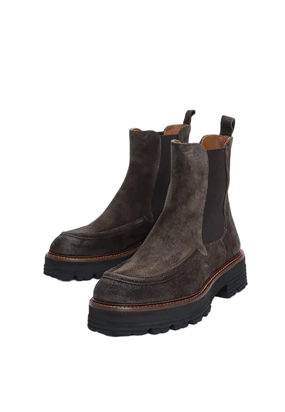 BUKELA Riva støvle suede mole