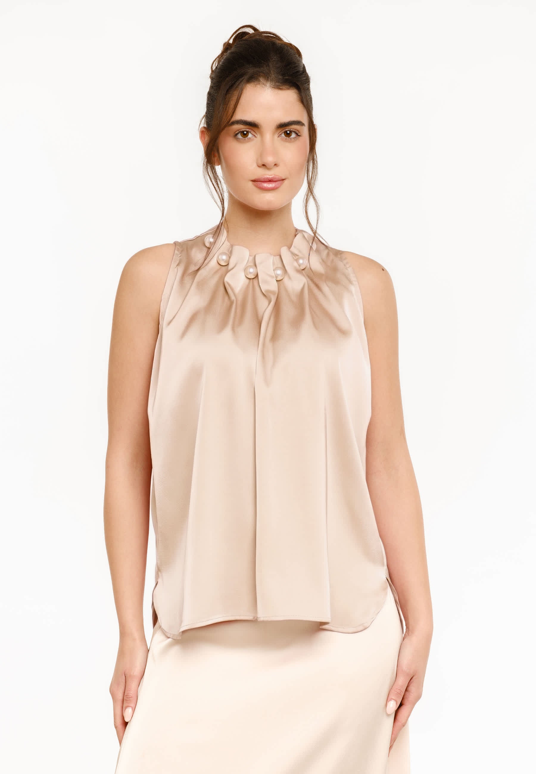 Liberte 22456 Pip pearl top champagne
