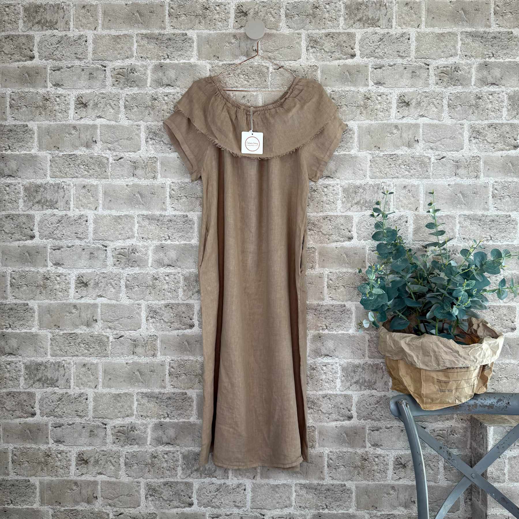 CABANA Living 2535 Freon dress camello