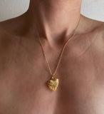 Pico J02002 Secret love necklace Guldbelagt