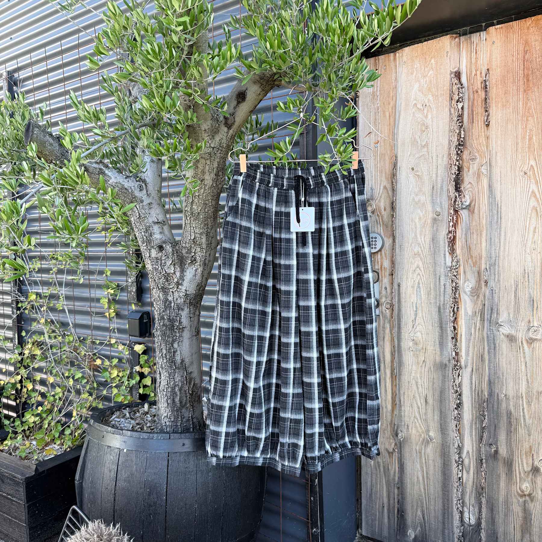 CABANA Living Panto 07082614-11 pants check black