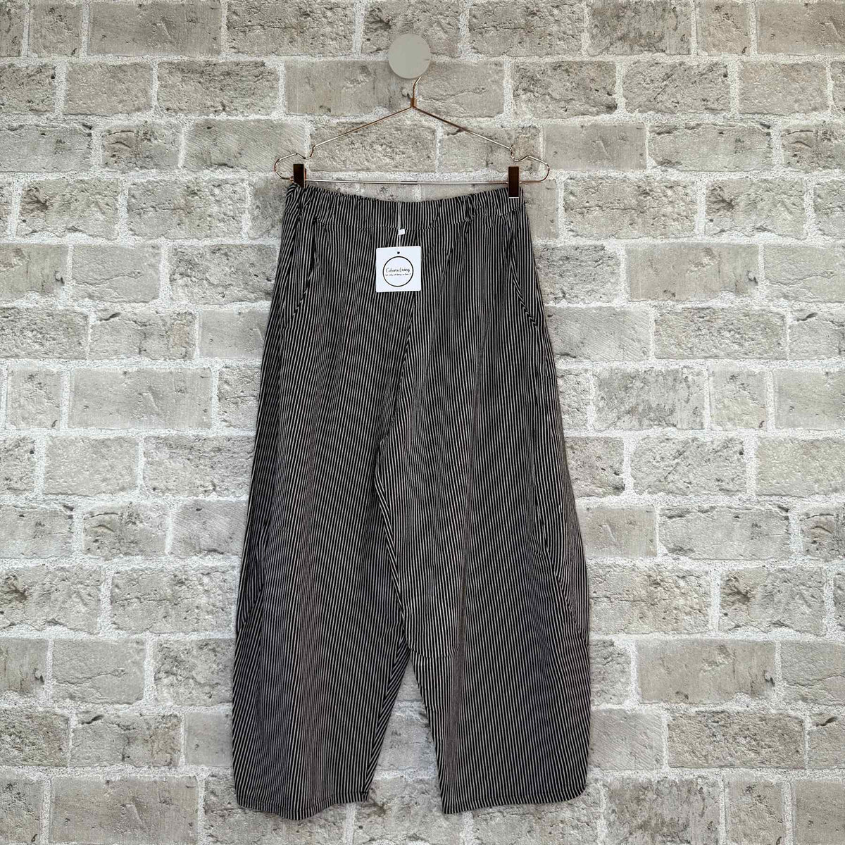 CABANA Living Gent 3923-1 pants baggy stripe brown