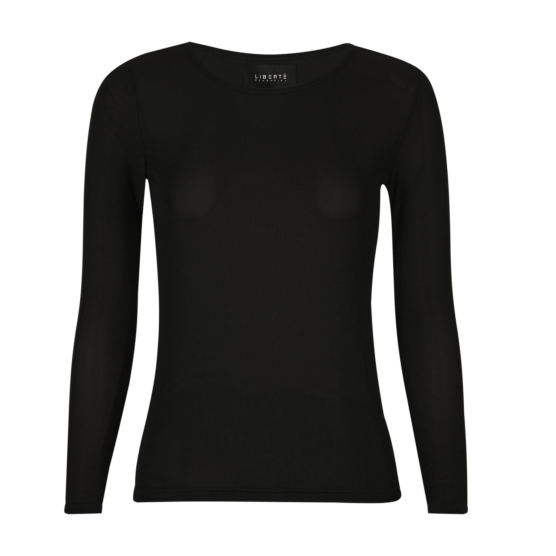 Liberte 22065 mesh LS T-shirt black