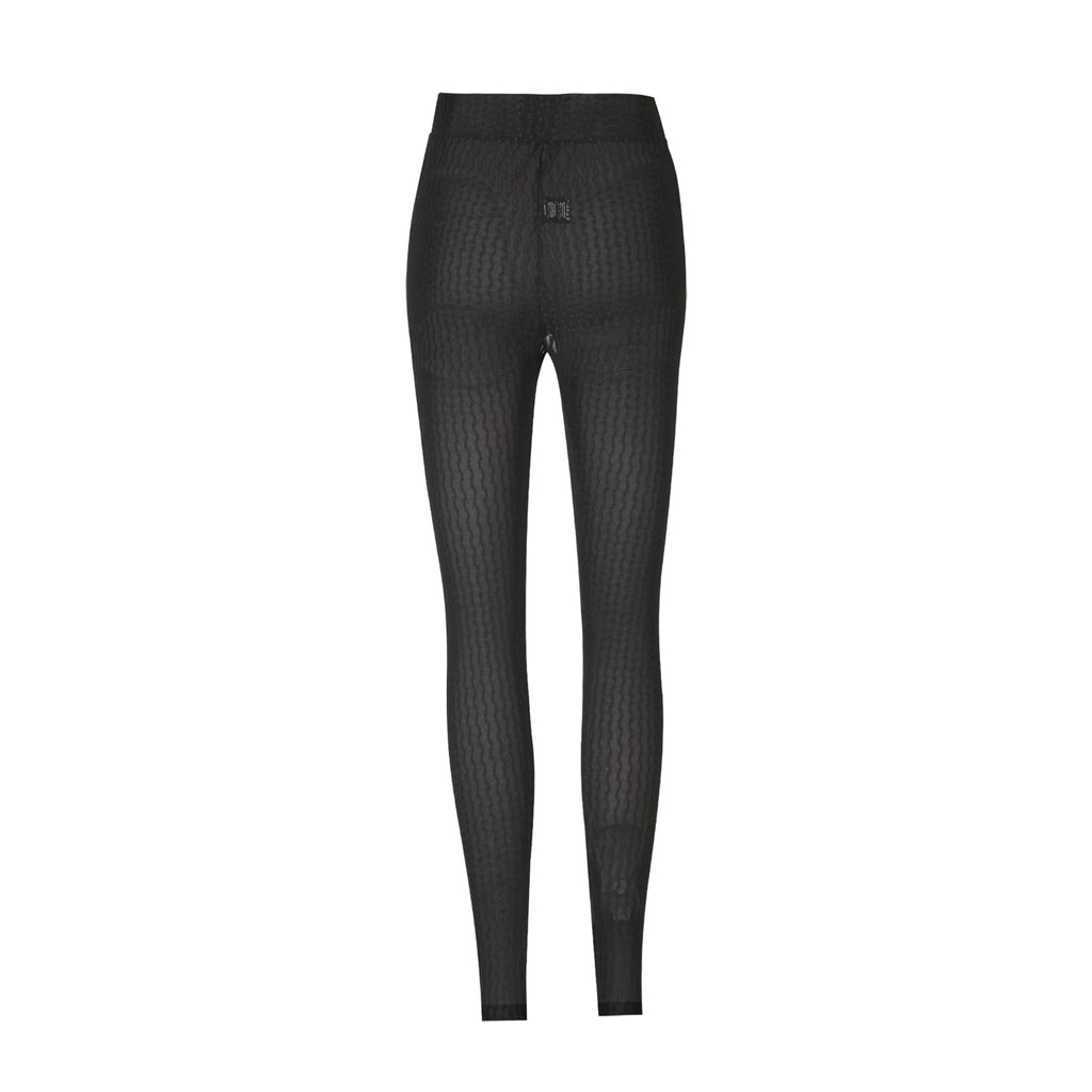 Liberte 21347 Isa mesh leggins black wavy lines