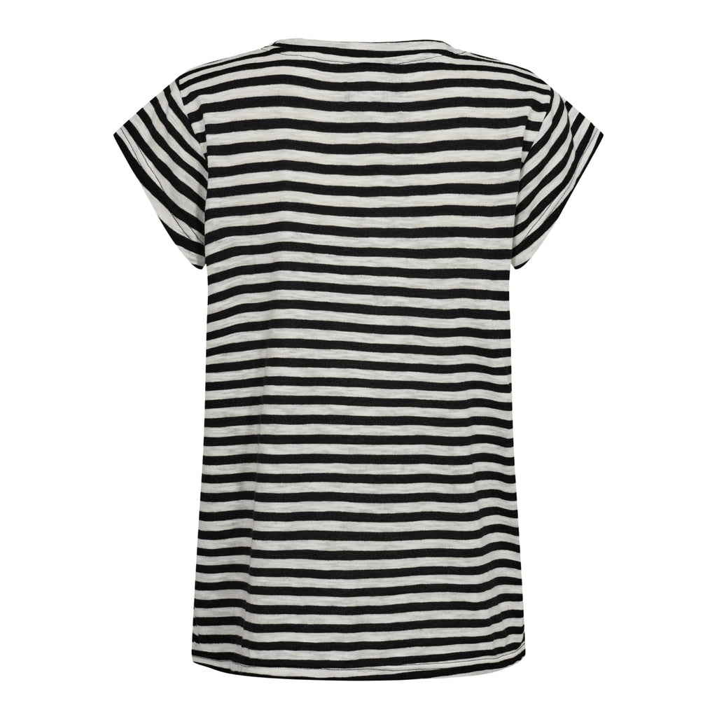 Liberte 21668 Ulla t-shirt Black White Stripe